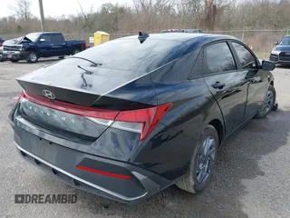 2024 Hyundai Elantra SEL with VIN KMHLM4DGXRU704580, listed as a IAAI auction lot 41729227 with 12,394 mi miles. Bid and sale history available at carsss.com. Image 4.