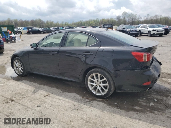 2012 Lexus IS 250 with VIN JTHCF5C25C5054390, listed as a Copart auction lot 54791205 with 103,917 mi miles and Salvage Title. Bid and sale history available at DreamBid. Image 2.