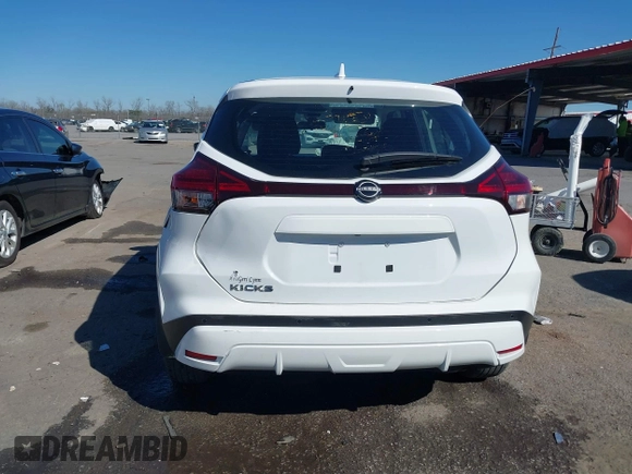 2024 Nissan Kicks S with VIN 3N1CP5BV1RL574737, listed as a IAAI auction lot 41598385 with 4,649 mi miles and . Bid and sale history available at carsss.com. Image 16.