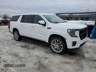 2022 GMC Yukon XL Denali with VIN 1GKS2JKL8NR208795, listed as a Copart auction lot 48006895 with 58,706 mi miles and Salvage Title. Bid and sale history available at carsss.com. Image 4.