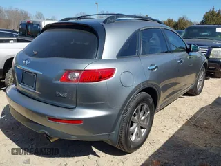 2007 Infiniti FX35 with VIN JNRAS08W47X209623, listed as a IAAI auction lot 41784962 with 196,589 mi miles. Bid and sale history available at carsss.com. Image 4.
