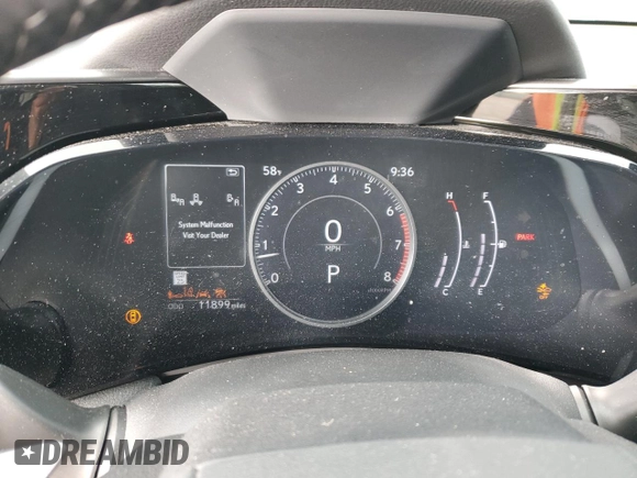 2024 Lexus NX with VIN 2T2AGCEZ7RC036212, listed as a Copart auction lot 77972234 with 11,899 mi miles and Salvage Title. Bid and sale history available at carsss.com. Image 9.
