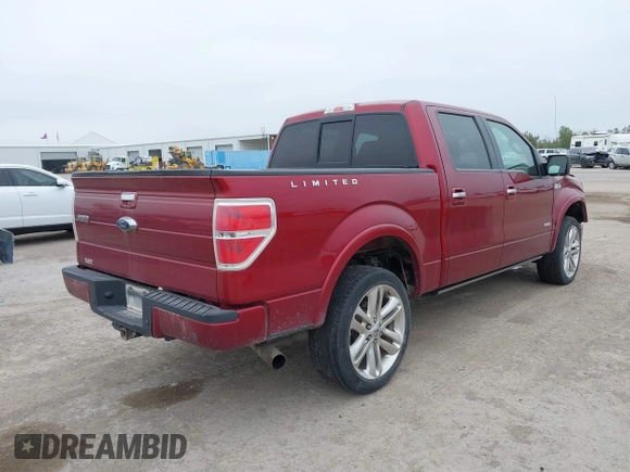 2013 Ford F-150 XL with VIN 1FTFW1ET5DFC27012, listed as a IAAI auction lot 40783158 with 106,221 mi miles. Bid and sale history available at carsss.com. Image 4.