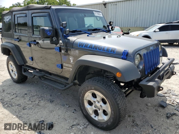 2018 Jeep Wrangler JK Unlimited Sport S with VIN 1C4BJWDG3JL899209, listed as a Copart auction lot 67705634 with 100,679 mi miles and Salvage Title. Bid and sale history available at carsss.com. Image 4.
