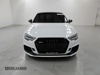 2019 Audi RS 3 with VIN WUABWGFF8KA905081, listed as a Copart auction lot 54592515 with 74,616 mi miles and Salvage title. Bid and sale history available at DreamBid. Image 5.