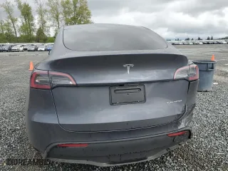 2023 Tesla Model Y Long Range with VIN 7SAYGDEE5PF918853, listed as a Copart auction lot 53551985 with 11,219 mi miles and Salvage Title. Bid and sale history available at carsss.com. Image 6.
