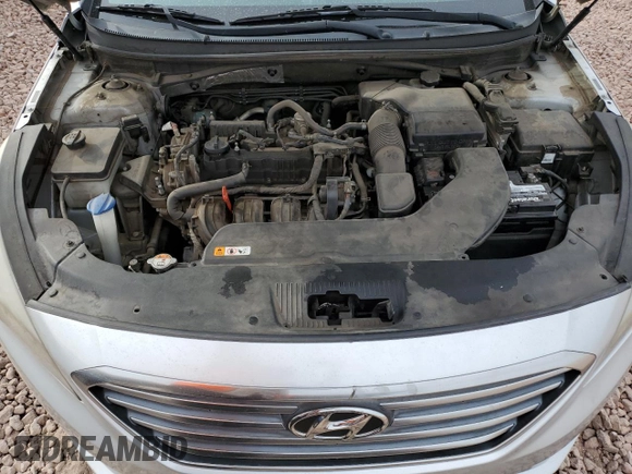 2017 Hyundai Sonata 2.4L with VIN 5NPE24AF9HH581331, listed as a Copart auction lot 45404485 with 126,643 mi miles and Salvage Title. Bid and sale history available at carsss.com. Image 11.