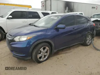 2016 Honda HR-V LX with VIN 3CZRU6H37GM729109, listed as a Copart auction lot 51066695 with 107,857 mi miles and Salvage Title. Bid and sale history available at carsss.com. Image 1.