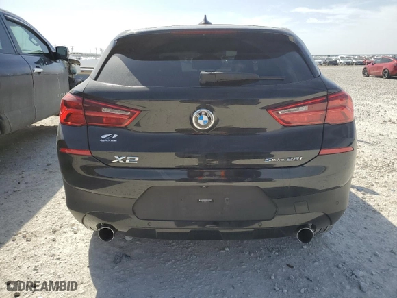 2020 BMW X2 sDrive28i with VIN WBXYH9C02L5P81500, listed as a Copart auction lot 48169135 with 38,468 mi miles and Salvage Title. Bid and sale history available at carsss.com. Image 6.