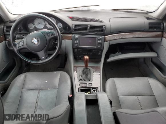 2001 BMW 7 Series 740i with VIN WBAGG83481DN84968, listed as a Copart auction lot 82552834 with Not provided miles and Non repairable. Bid and sale history available at DreamBid. Image 8.