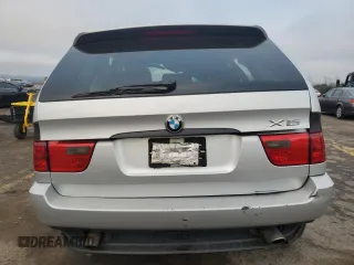 2002 BMW X5 3.0i with VIN 5UXFA53532LV73177, listed as a Copart auction lot 49886715 with 273,844 mi miles and Salvage Title. Bid and sale history available at carsss.com. Image 6.