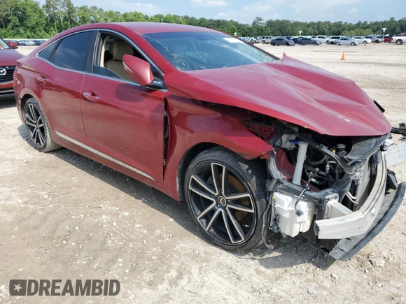 2013 Hyundai Azera with VIN KMHFG4JGXDA227359, listed as a Copart auction lot 52868574 with 129,811 mi miles and Salvage Title. Bid and sale history available at DreamBid. Image 4.