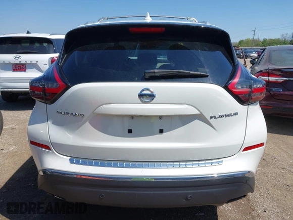 2019 Nissan Murano S with VIN 5N1AZ2MJ2KN133403, listed as a IAAI auction lot 41995731 with 61,512 mi miles and . Bid and sale history available at DreamBid. Image 16.