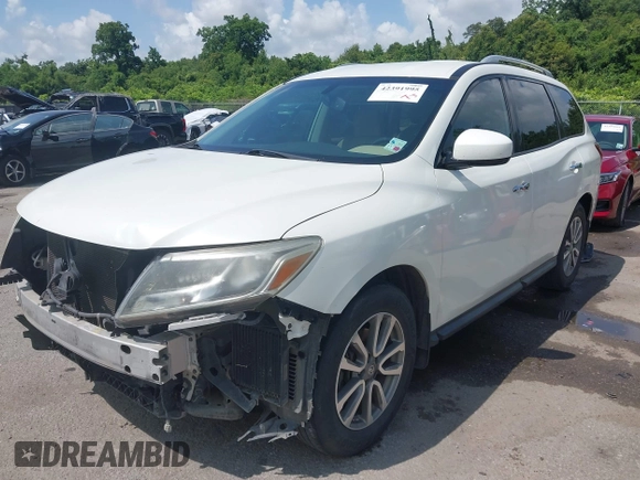 2016 Nissan Pathfinder S with VIN 5N1AR2MN7GC670676, listed as a IAAI auction lot 42391995 with 165,391 mi miles and . Bid and sale history available at DreamBid. Image 17.