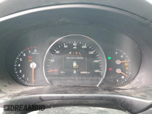 2017 Kia Sorento EX с VIN 5XYPH4A54HG292511, выставлен на аукционе Copart как лот 58673125 с пробегом 169 604 миль миль и Чистый • Clean title. История ставок и продаж доступна на DreamBid. Изображение 9.