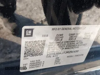 2018 Cadillac Escalade Luxury z VIN 1GYS3BKJ7JR291430, wystawiony jako IAAI lot #41449233 z przebiegiem 128 281 mil mil oraz . Historia ofert i sprzedaży dostępna na DreamBid. Obrazek 9.