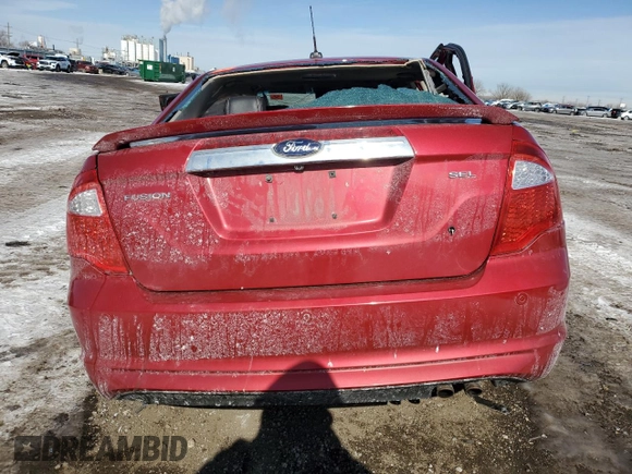 2012 Ford Fusion SEL with VIN 3FAHP0JA4CR363885, listed as a Copart auction lot 45914265 with Not provided miles and Salvage title. Bid and sale history available at DreamBid. Image 6.