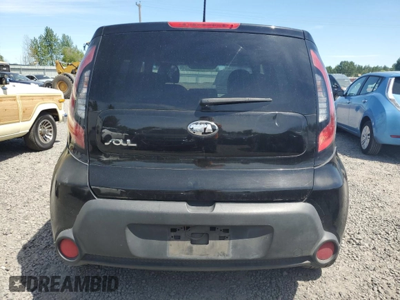2014 Kia Soul + with VIN KNDJP3A52E7718515, listed as a Copart auction lot 56145955 with 108,544 mi miles and Salvage Title. Bid and sale history available at DreamBid. Image 6.