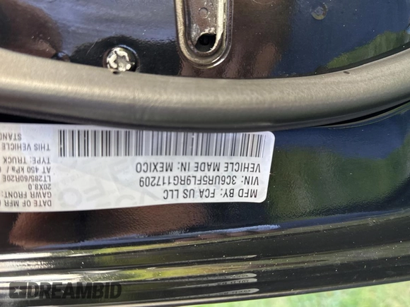 2024 Ram 2500 Laramie with VIN 3C6UR5FL9RG117209, listed as a Copart auction lot 64696495 with 47,038 mi miles and Clean title. Bid and sale history available at DreamBid. Image 10.