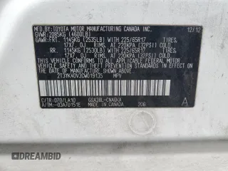 2012 Toyota RAV4 Limited with VIN 2T3YK4DV3CW019135, listed as a Copart auction lot 51903975 with 207,847 mi miles and Salvage title. Bid and sale history available at DreamBid. Image 13.