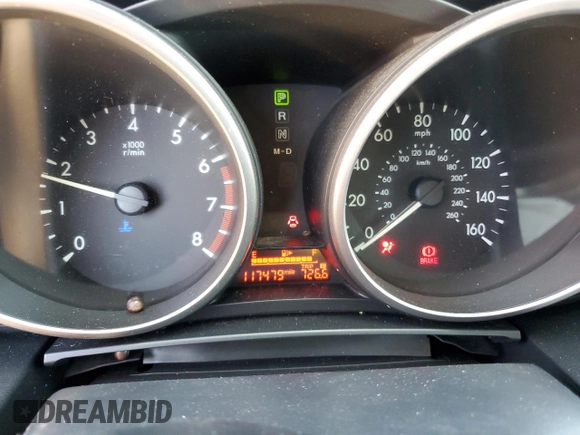 2012 Mazda 5 Sport with VIN JM1CW2BL3C0105912, listed as a Copart auction lot 50938335 with 117,479 mi miles and Salvage Title. Bid and sale history available at DreamBid. Image 9.