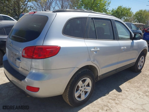 2009 Hyundai Santa Fe GLS with VIN 5NMSG13D49H236396, listed as a IAAI auction lot 41854724 with 247,578 mi miles. Bid and sale history available at carsss.com. Image 4.