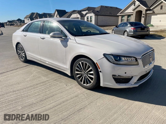 2019 Lincoln MKZ Standard with VIN 3LN6L5A91KR609138, listed as a Copart auction lot 47172775 with 81,854 mi miles and Salvage Title. Bid and sale history available at carsss.com. Image 1.