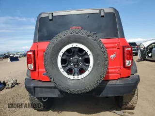 2023 Ford Bronco with VIN 1FMEE5DH5PLB93397, listed as a Copart auction lot 55642625 with 30,731 mi miles and Salvage title. Bid and sale history available at DreamBid. Image 6.
