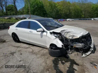 2019 Mercedes-Benz S 450 with VIN WDDUG6EB6KA461541, listed as a Copart auction lot 55125255 with 64,082 mi miles and Salvage title. Bid and sale history available at DreamBid. Image 4.