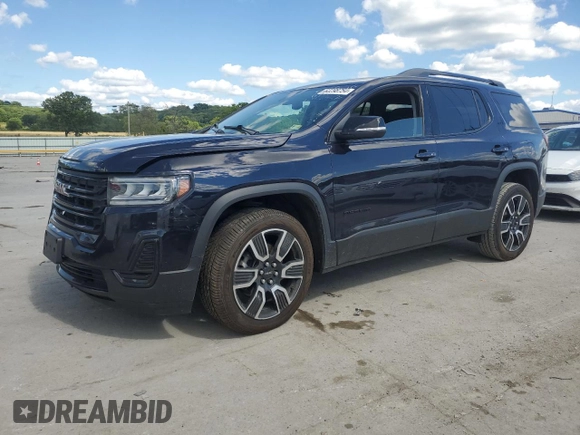 2021 GMC Acadia SLE with VIN 1GKKNRL4XMZ201262, listed as a Copart auction lot 62298754 with Not Provided miles and Salvage Title. Bid and sale history available at carsss.com. Image 1.