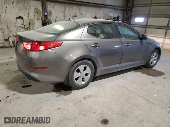 2014 Kia Optima LX with VIN 5XXGM4A71EG292110, listed as a Copart auction lot 87805195 with 175,367 mi miles and Salvage Title. Bid and sale history available at carsss.com. Image 3.