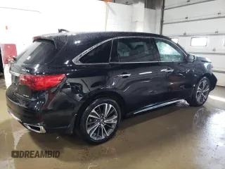 2020 Acura MDX Technology with VIN 5J8YD4H58LL009600, listed as a Copart auction lot 48809495 with 53,734 mi miles and Salvage title. Bid and sale history available at DreamBid. Image 3.