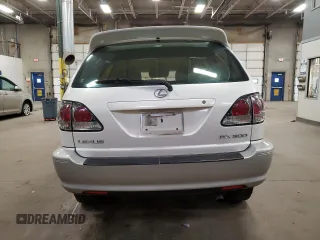 2002 Lexus RX 300 with VIN JTJHF10U220260734, listed as a Copart auction lot 80575794 with 161,218 mi miles and Salvage Title. Bid and sale history available at carsss.com. Image 6.