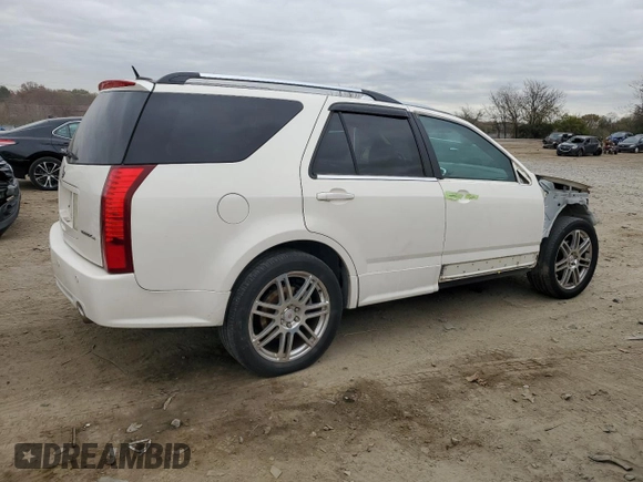 2007 Cadillac SRX with VIN 1GYEE63A870172327, listed as a Copart auction lot 80728804 with 160,973 mi miles and Salvage Title. Bid and sale history available at carsss.com. Image 3.