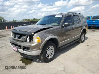 2002 Ford Explorer XLT with VIN 1FMZU63K32UD65713, listed as a Copart auction lot 54767205 with 255,013 mi miles and Salvage Title. Bid and sale history available at DreamBid. Image 1.