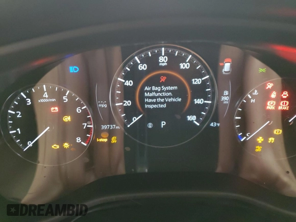 2023 Mazda CX-50 Premium Plus with VIN 7MMVABEY6PN132884, listed as a Copart auction lot 87292924 with 39,737 mi miles and Salvage Title. Bid and sale history available at DreamBid. Image 9.