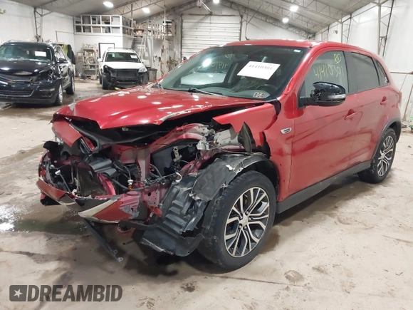 2018 Mitsubishi Outlander Sport SE 2.4 with VIN JA4AR3AW2JZ033877, listed as a IAAI auction lot 41410301 with 117,556 mi miles. Bid and sale history available at carsss.com. Image 17.