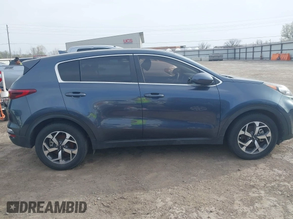2020 Kia Sportage LX with VIN KNDPM3ACXL7718082, listed as a IAAI auction lot 41821441 with 70,491 mi miles. Bid and sale history available at carsss.com. Image 14.