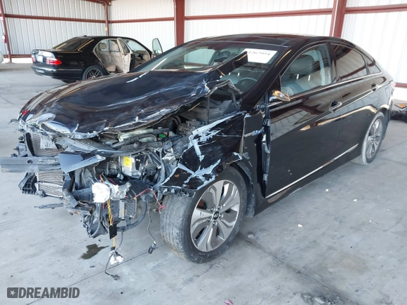 2013 Hyundai Sonata Hybrid with VIN KMHEC4A44DA064673, listed as a IAAI auction lot 41267954 with 178,562 mi miles. Bid and sale history available at carsss.com. Image 2.