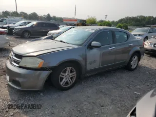 2012 Dodge Avenger SXT with VIN 1C3CDZCB3CN153213, listed as a Copart auction lot 58859685 with 153,458 mi miles and Salvage title. Bid and sale history available at DreamBid. Image 1.