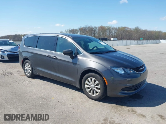 2017 Chrysler Pacifica Touring with VIN 2C4RC1DG0HR587782, listed as a IAAI auction lot 41954896 with 122,130 mi miles and . Bid and sale history available at DreamBid. Image 1.