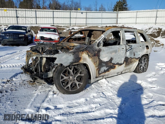 2019 Jeep Grand Cherokee High Altitude with VIN 1C4RJFCT1KC655573, listed as a Copart auction lot 88636285 with Not provided miles and Salvage title. Bid and sale history available at DreamBid. Image 1.