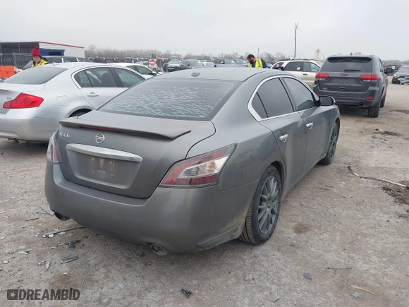 2014 Nissan Maxima 3.5 SV w/Sport Pkg with VIN 1N4AA5AP8EC489513, listed as a IAAI auction lot 41523643 with 130,655 mi miles. Bid and sale history available at carsss.com. Image 4.