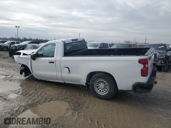 2020 Chevrolet Silverado 1500 Work Truck with VIN 3GCNWAEH1LG342940, listed as a Copart auction lot 77469334 with 125,480 mi miles and Salvage Title. Bid and sale history available at DreamBid. Image 2.