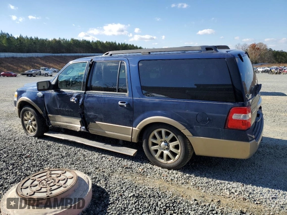 2011 Ford Expedition EL XLT with VIN 1FMJK1J58BEF34329, listed as a Copart auction lot 83295354 with 217,582 mi miles and Salvage Title. Bid and sale history available at carsss.com. Image 2.