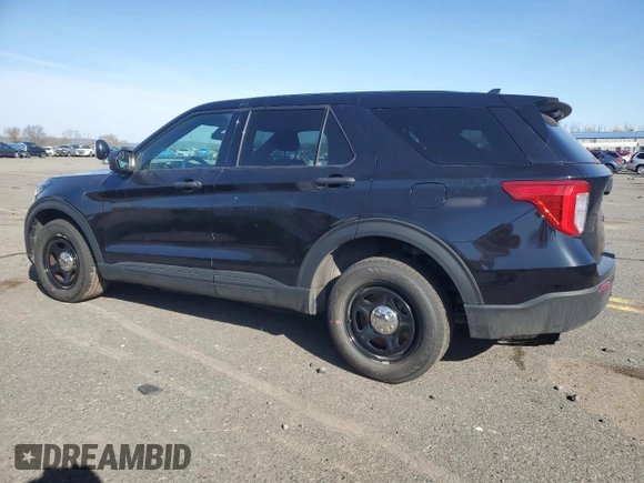 2022 Ford Police Interceptor Utility z VIN 1FM5K8AW3NNA11503, wystawiony jako Copart lot #48312055 z przebiegiem 22 219 mil mil oraz Szkody całkowita. Historia ofert i sprzedaży dostępna na DreamBid. Obrazek 2.