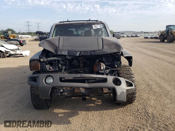 2006 Hummer H3 with VIN 5GTDN136968284885, listed as a Copart auction lot 68511774 with 207,664 mi miles and Salvage Title. Bid and sale history available at carsss.com. Image 5.