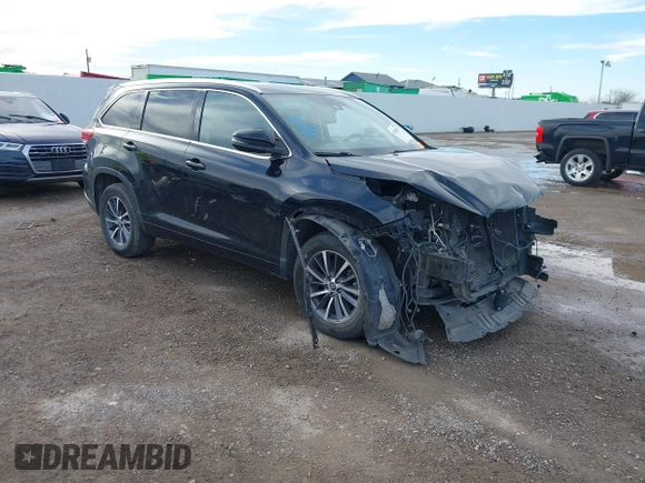2017 Toyota Highlander XLE with VIN 5TDKZRFH9HS509478, listed as a IAAI auction lot 41448617 with 131,839 mi miles and . Bid and sale history available at DreamBid. Image 1.