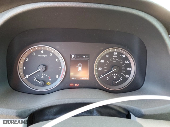 2017 Hyundai Tucson SE with VIN KM8J23A43HU410597, listed as a Copart auction lot 48890865 with 83,432 mi miles and Salvage Title. Bid and sale history available at carsss.com. Image 9.
