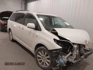 2017 Toyota Sienna XLE with VIN 5TDDZ3DC5HS162874, listed as a IAAI auction lot 41373496 with 108,043 mi miles and . Bid and sale history available at DreamBid. Image 1.